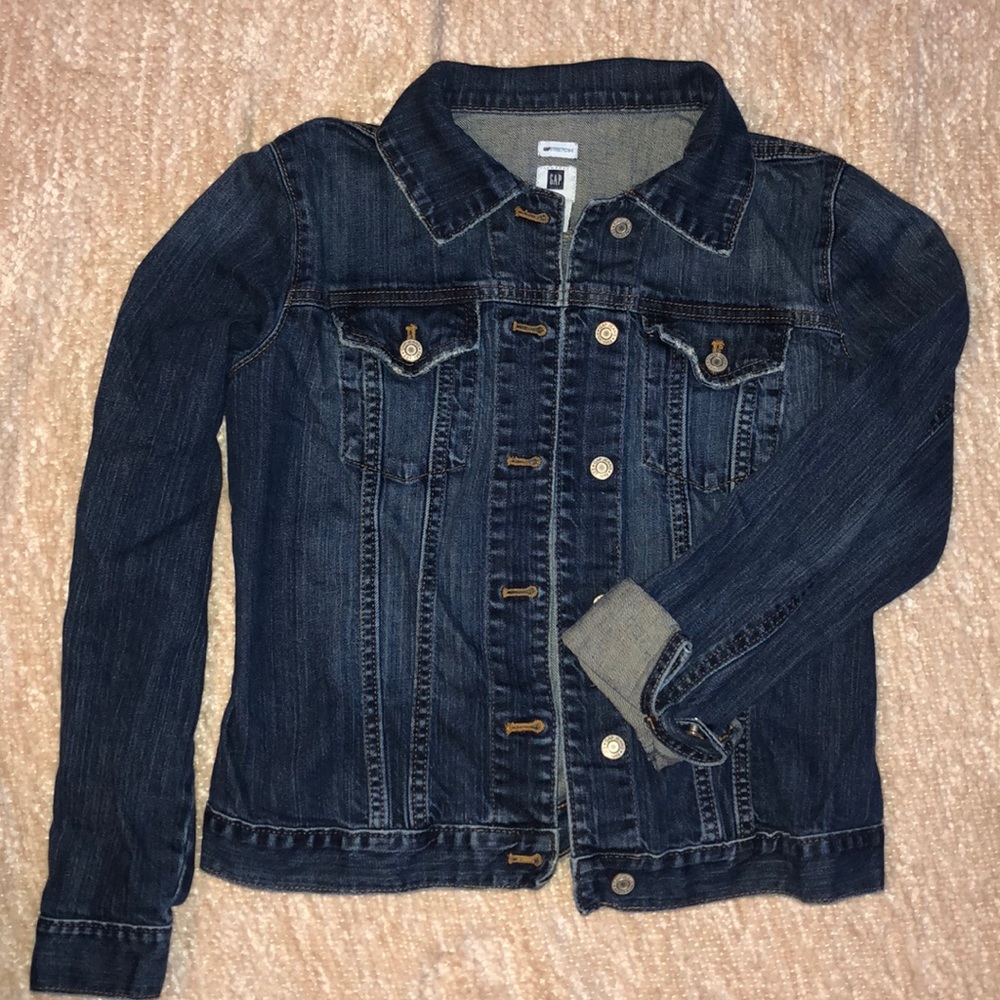 Gap Stretch M Dark Wash Denim Jacket